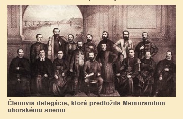 Èlenovia delegácie, ktorá predložila Memorandum uhorskému snemu